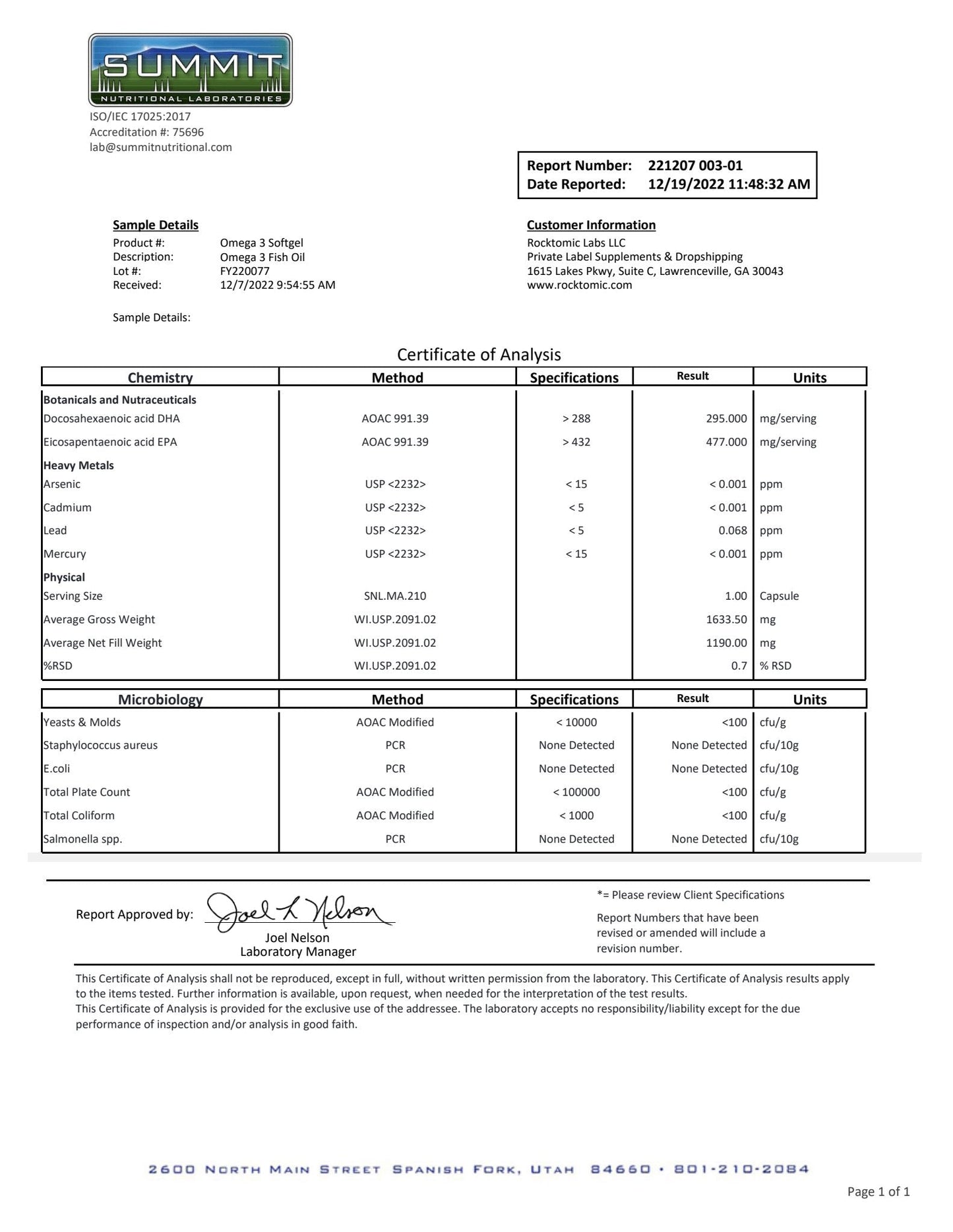 VITALMAX OMEGA-3